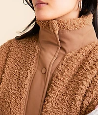 Oversized Sherpa Vest