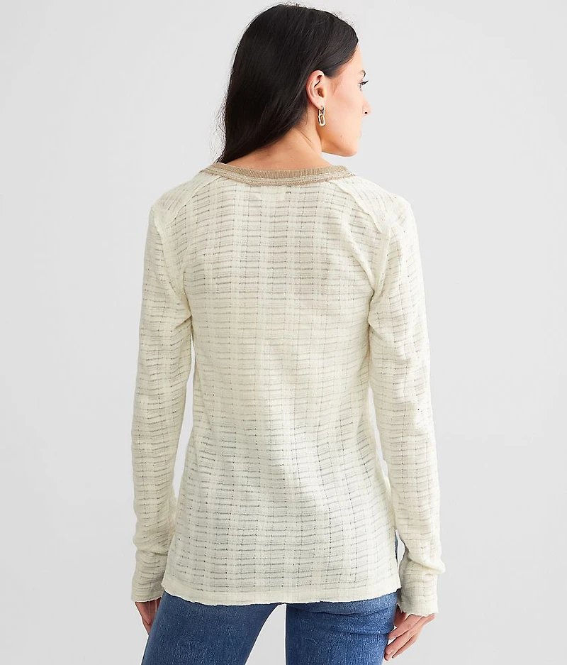 Raw Edge Henley