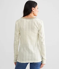 Raw Edge Henley