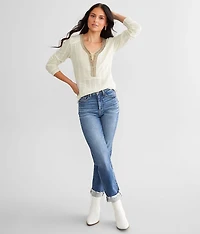 Raw Edge Henley