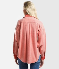 Reverse Fleece Shacket