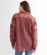 Sheer Lace Blouse
