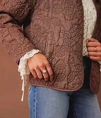 Quilted Flyaway Jacket