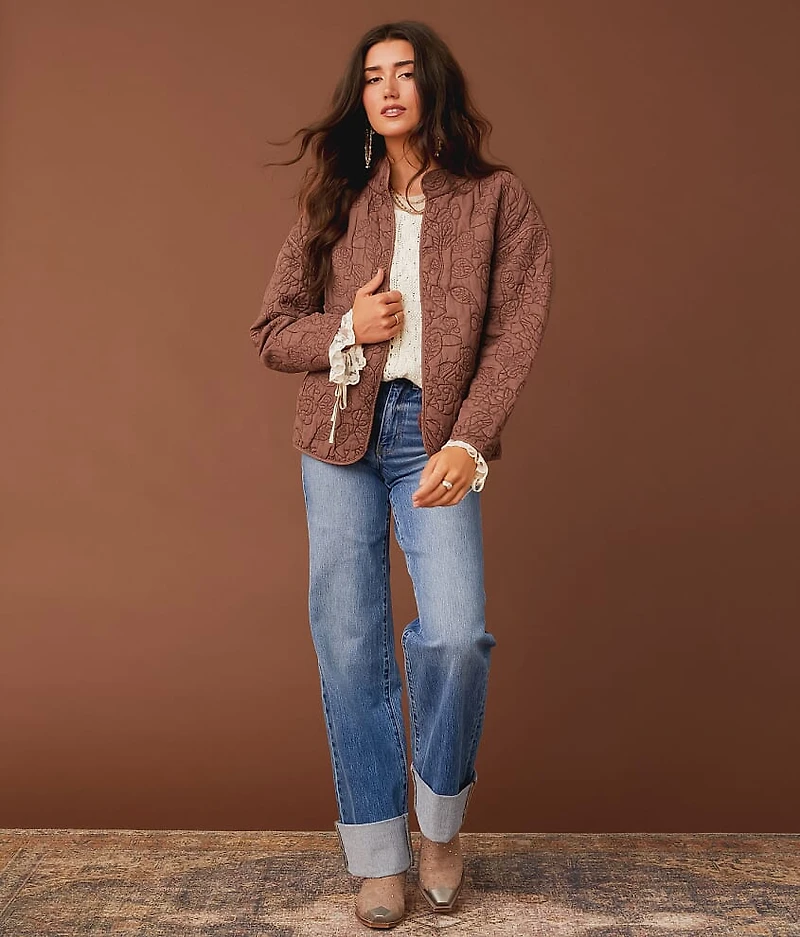 Quilted Flyaway Jacket