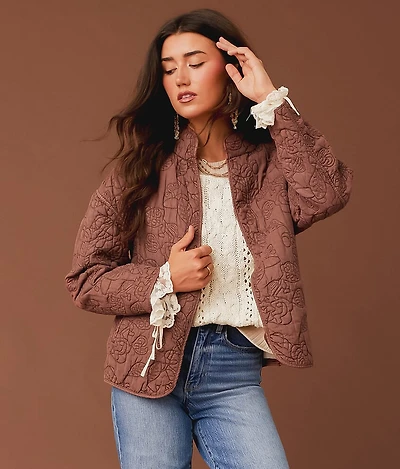 Quilted Flyaway Jacket