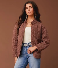 Quilted Flyaway Jacket