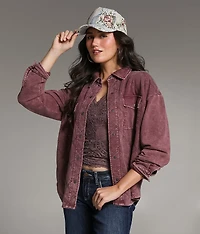 Quilted Knit Shacket