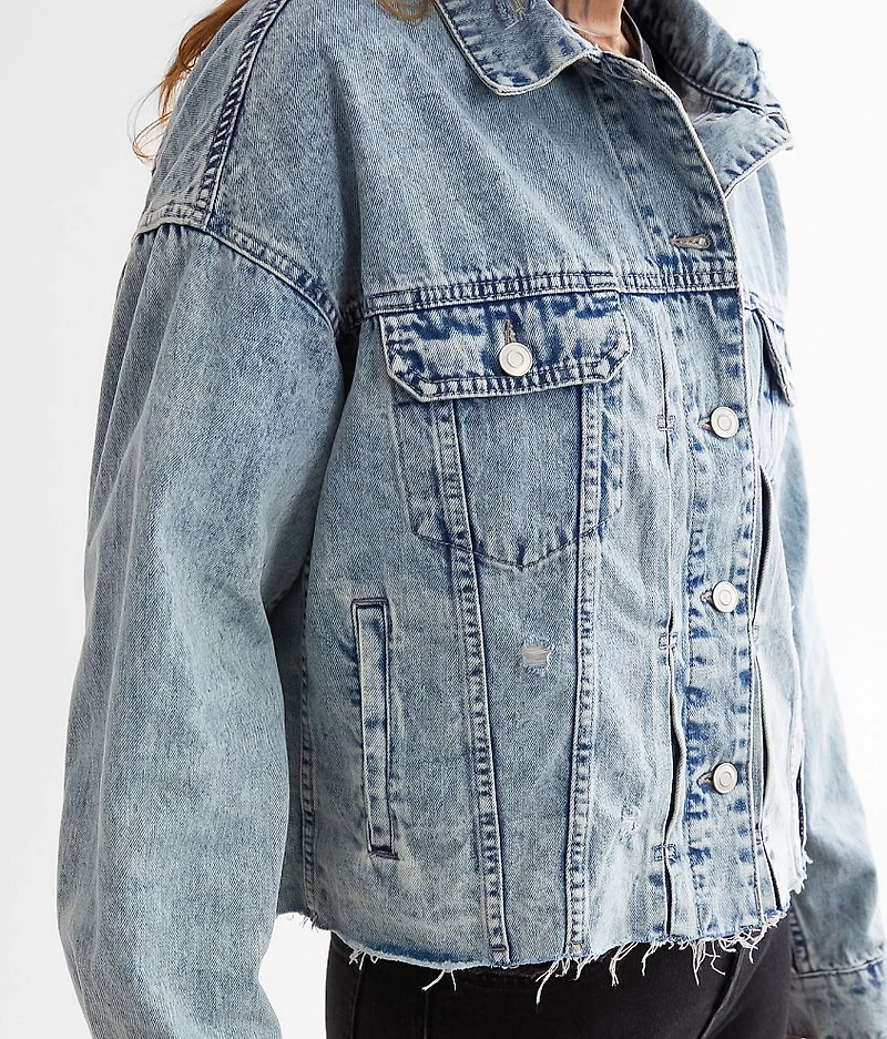 Destructed Denim Jacket