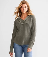 Washed Thermal Hoodie