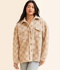 Checkered Fleece Shacket