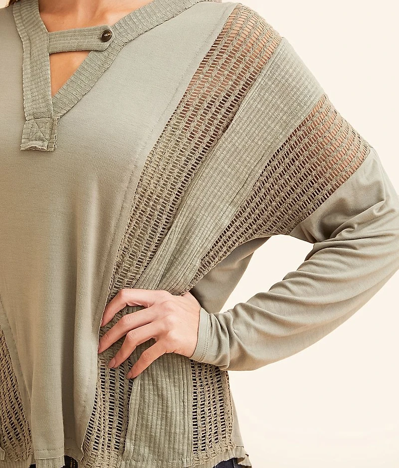 Pieced Crochet Top