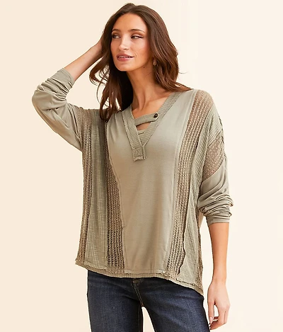 Pieced Crochet Top