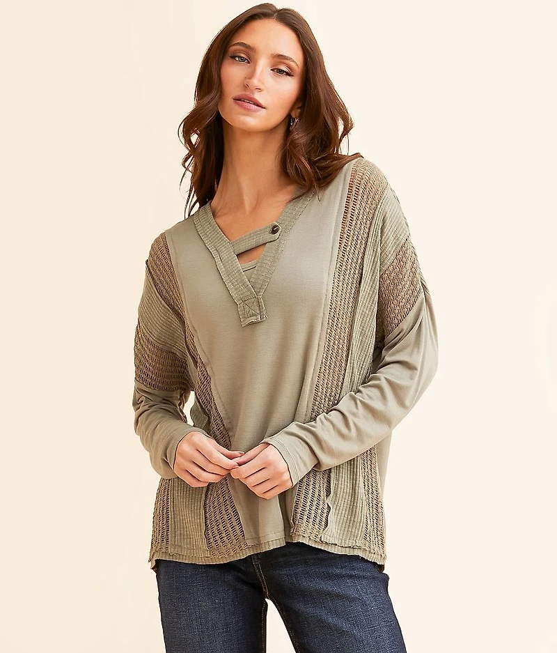 Pieced Crochet Top