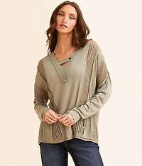 Pieced Crochet Top