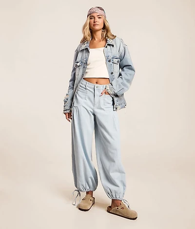 Paisley Ultra High Rise Balloon Pant