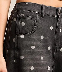 High Rise Polka Dot Barrel Pant