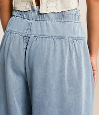 Pleated Wide Leg Trouser Jean