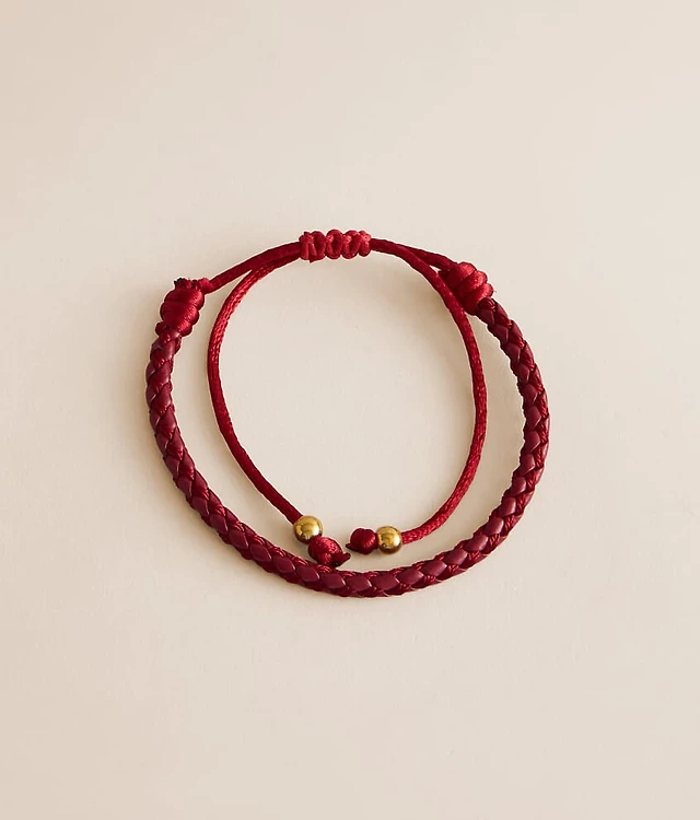 Leather Braided Bracelet