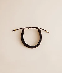 Braided Leather Bracelet