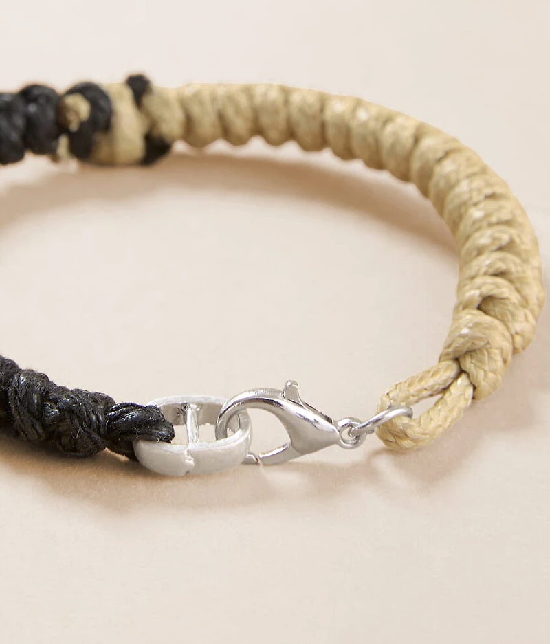 Two Tone Braided Bracelet