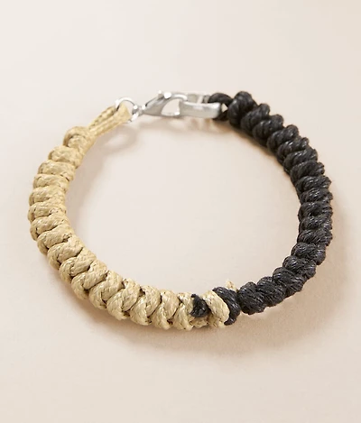 Two Tone Braided Bracelet