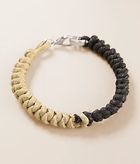 Two Tone Braided Bracelet