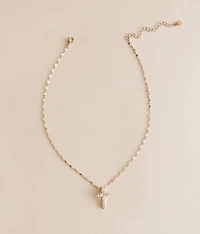 Glitz Cross Necklace