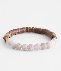 Crackle & Wood Bracelet