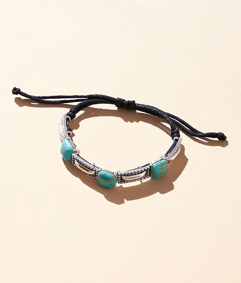 Turquoise Slider Bracelet
