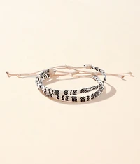 2 Pack Slider Bracelet Set