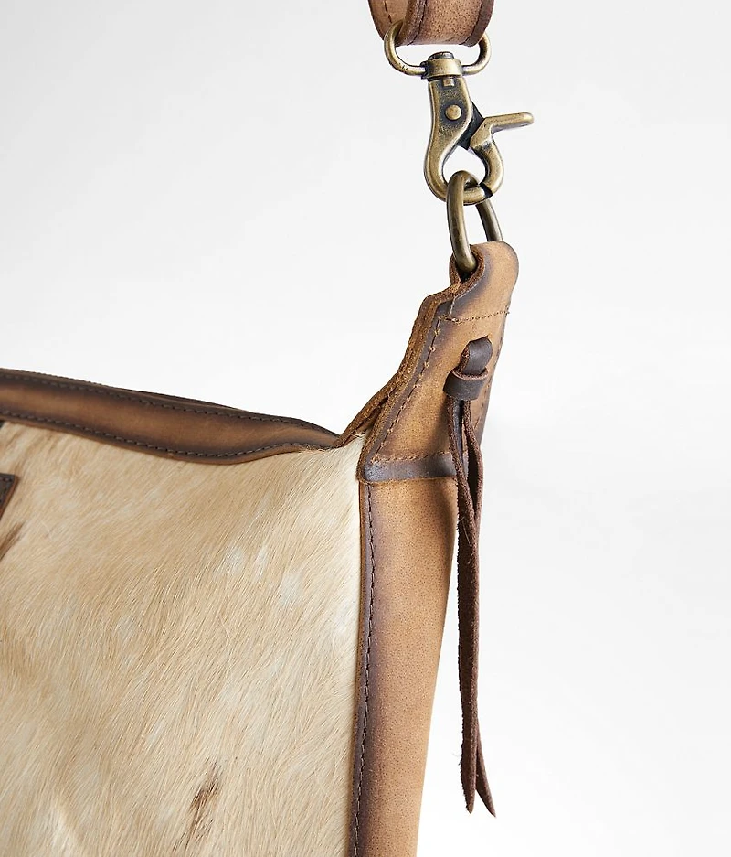 Leather Cowhide Crossbody Purse