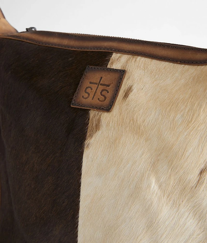 Leather Cowhide Crossbody Purse