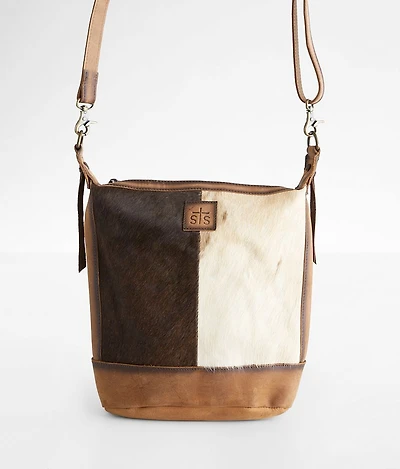 Leather Cowhide Crossbody Purse