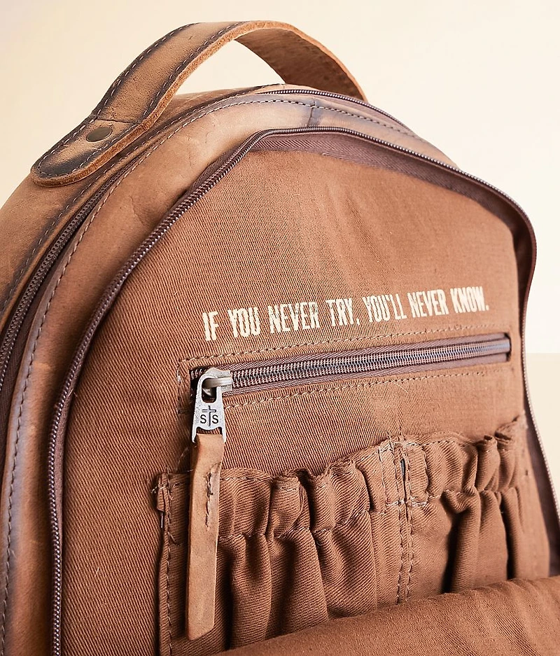 Phoenix Cowhide Leather Backpack