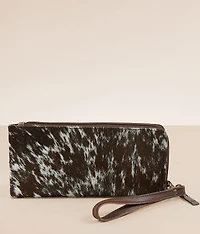 Classic Leather Wristlet