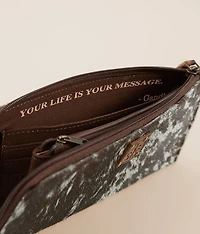 Classic Leather Wristlet