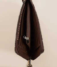Classic Leather Wristlet