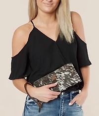 Classic Leather Wristlet
