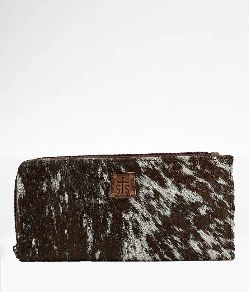 Classic Leather Wristlet