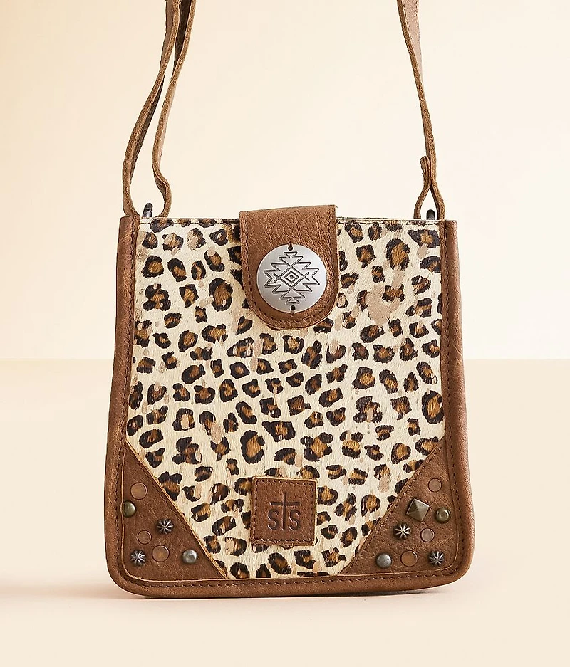 Lola Great Plains Crossbody Studded Leather Purse
