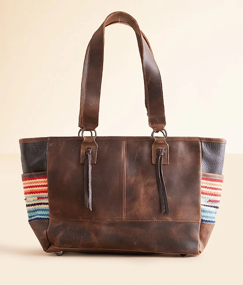 Chaynee Mountain Leather Fringe Tote