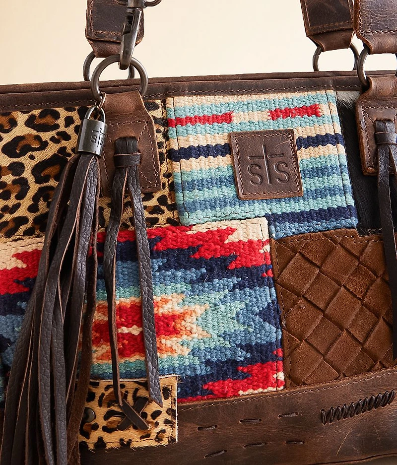 Chaynee Mountain Leather Fringe Tote
