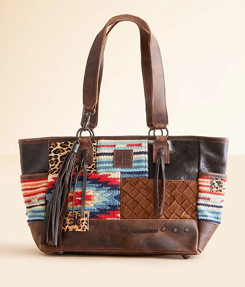 Chaynee Mountain Leather Fringe Tote
