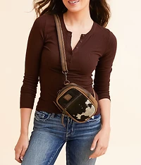 Auzlyn Leather Cowhide Crossbody Purse
