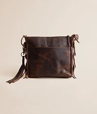 Olivia Crossbody Fringe Leather Purse