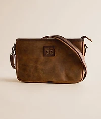 Baroness Claire Leather Crossbody Purse