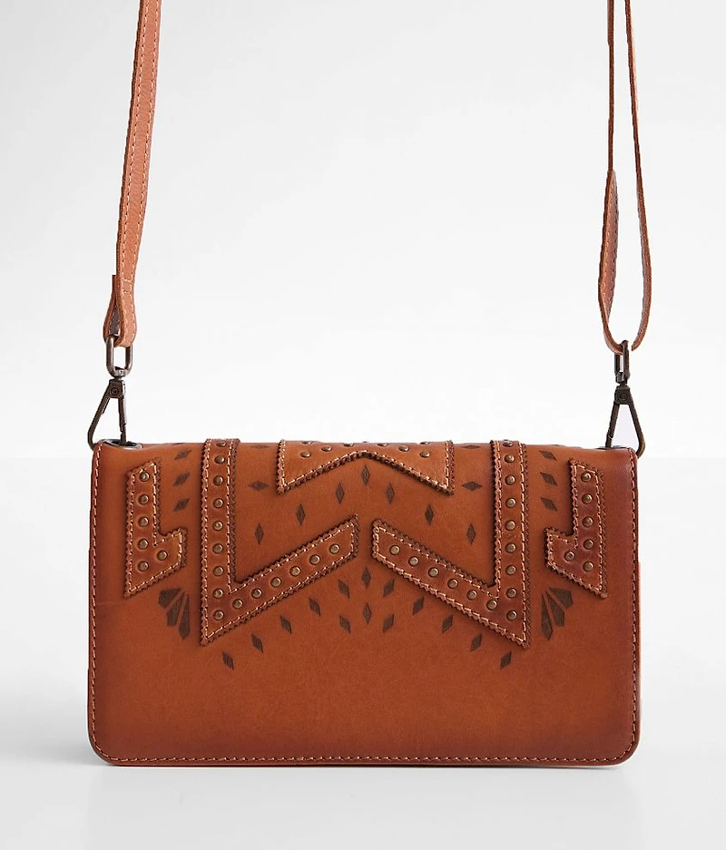 Evie Studded Crossbody Leather Purse