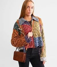 Evie Studded Crossbody Leather Purse