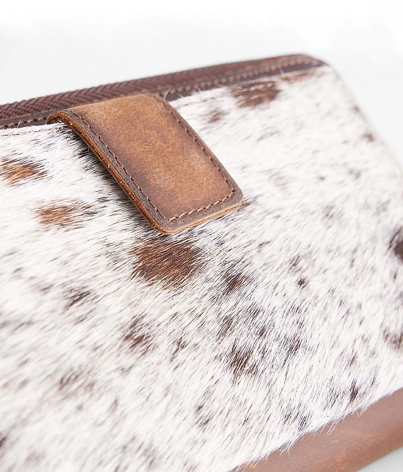 Classic Cowhide Bentley Leather Wristlet Wallet