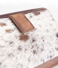 Classic Cowhide Bentley Leather Wristlet Wallet